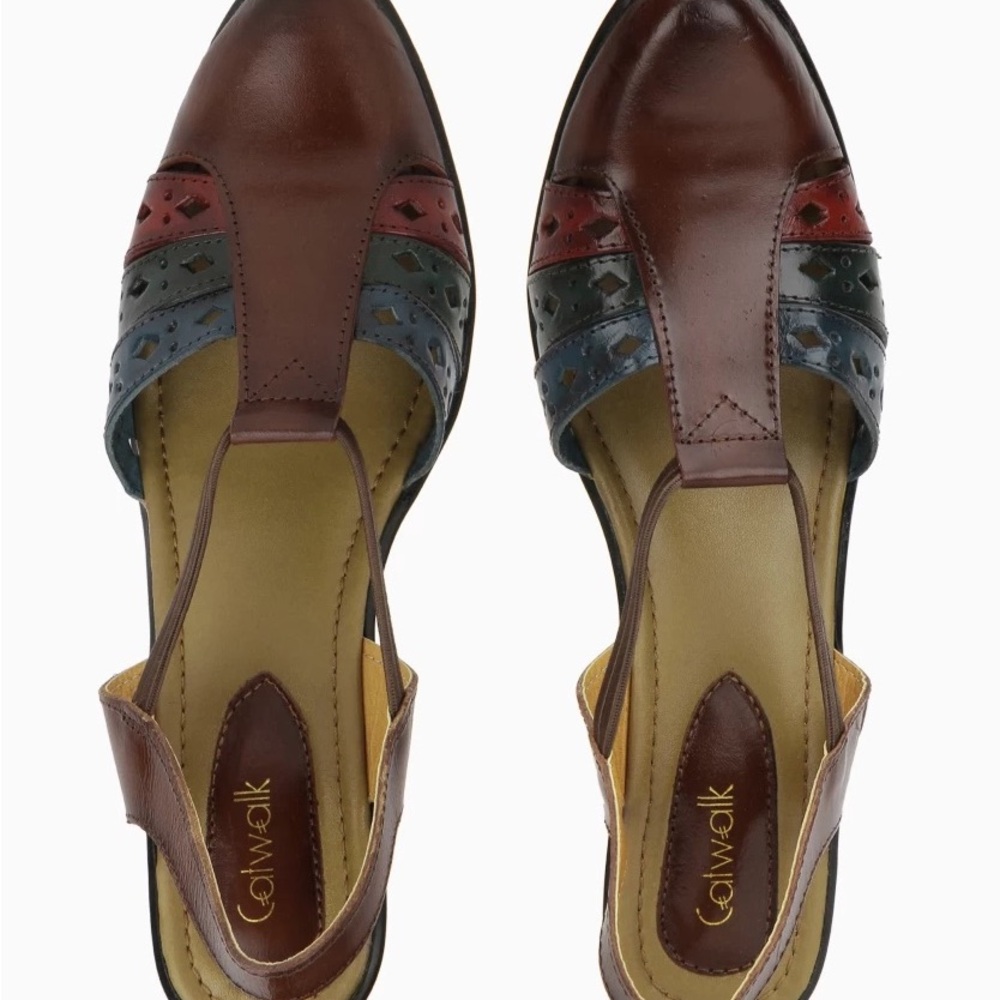 Cat walk leather shoes
